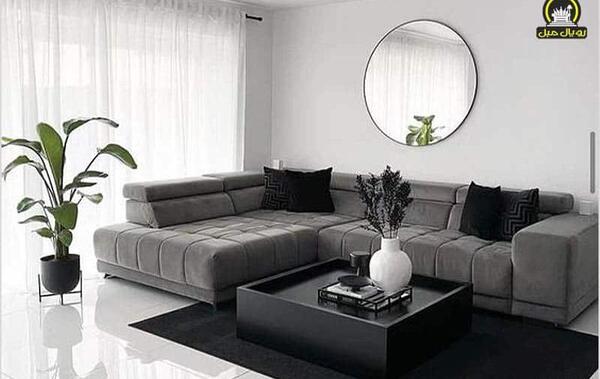 عکس مبل رنگ طوسی تیره