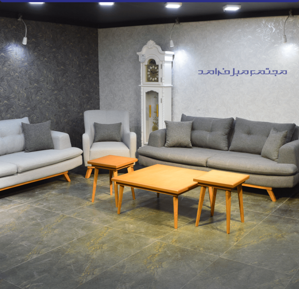عکس مبل رنگ طوسی تیره