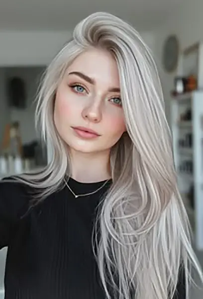 عکس رنگ موی خاکی