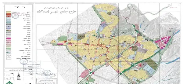 عکس نقشه هوایی اسدآباد همدان