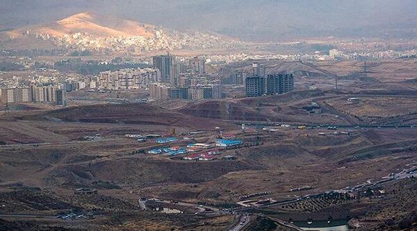 عکس هوایی از شهر شیراز