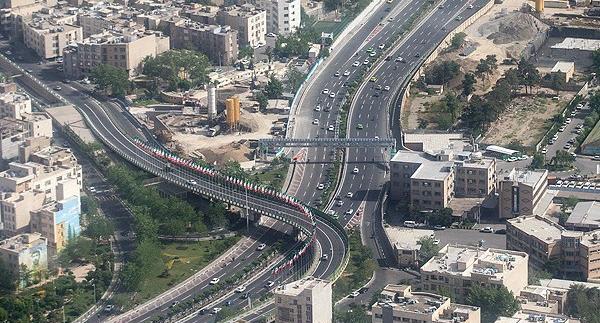 عکس هوایی از دانشگاه تهران