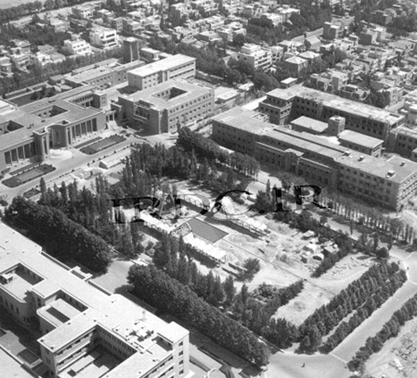 عکس هوایی از دانشگاه تهران