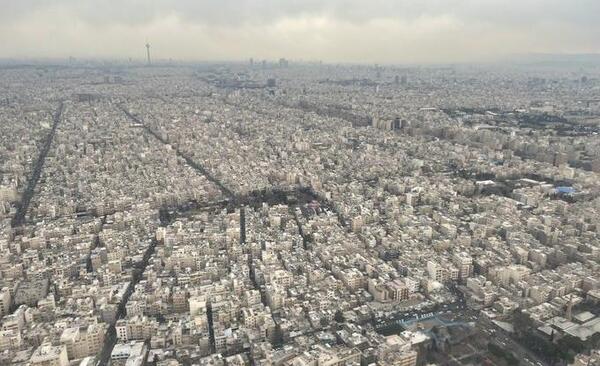 عکس هوایی از دانشگاه تهران