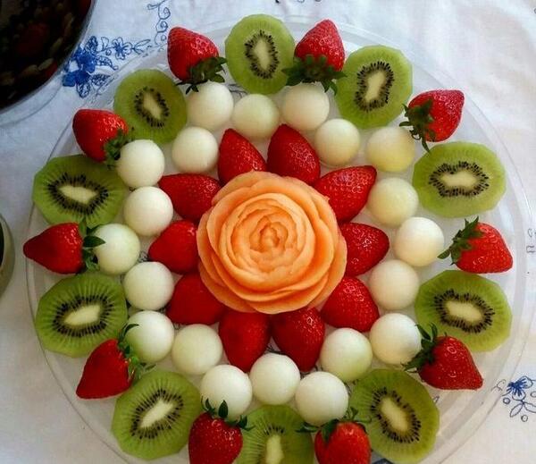 عکس ایده دیزاین میوه تولد