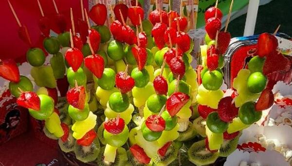 عکس ایده دیزاین میوه تولد