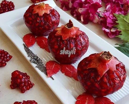 عکس ایده دیزاین میوه شب یلدا