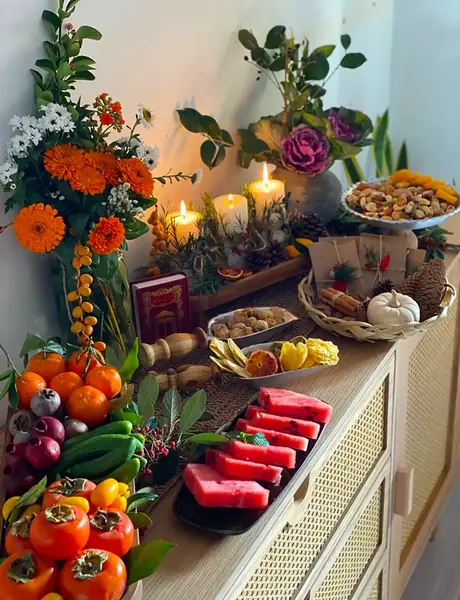 عکس ایده برای دیزاین شب یلدا