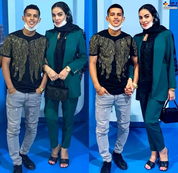 عکس های مهدی قائدی با زنش