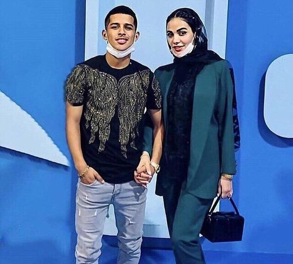 عکس های مهدی قائدی با زنش