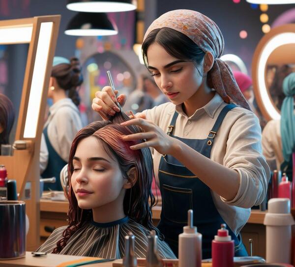 ایده عکس پروفایل رنگ کار