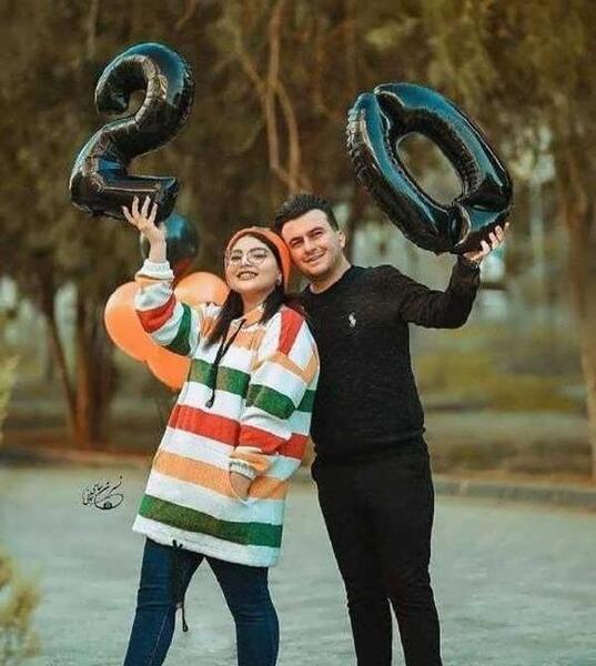عکس ایده عکاسی تولد مردانه در طبیعت