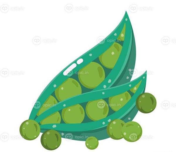 عکس کارتونی نخود فرنگی