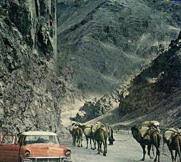 عکس های قدیم جاده چالوس