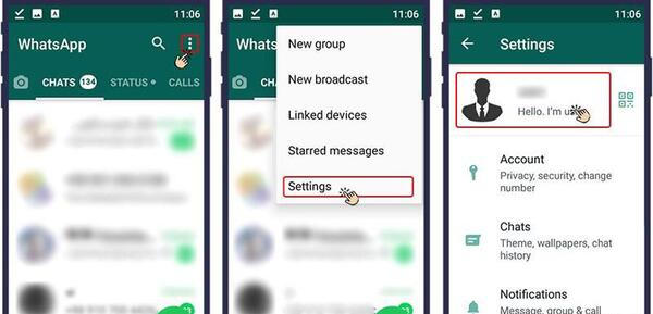 چگونه عکس پروفایل واتس اپ را با کیفیت کنیم