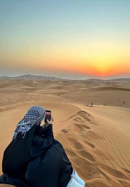 عکس پروفایل پسرانه با چفیه عربی