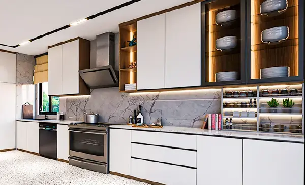 عکس کابینت آشپزخانه ام دی اف