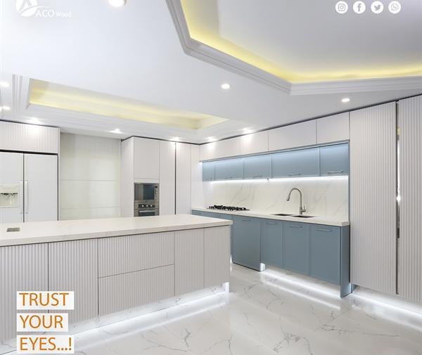 عکس کابینت آشپزخانه ام دی اف