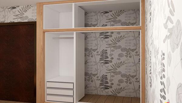 عکس داخل کمد دیواری ریلی