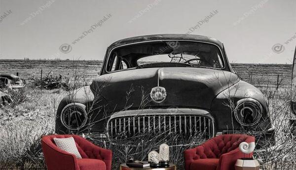 عکس ماشین برای کاغذ دیواری