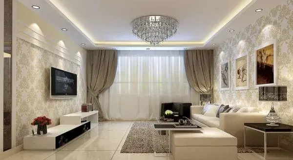 عکس کاغذ دیواری سالن پذیرایی