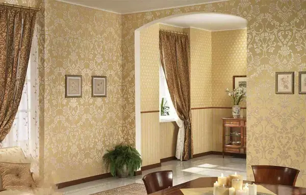عکس کاغذ دیواری سالن پذیرایی