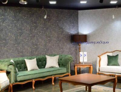 عکس مبل نیمه استیل کلاسیک