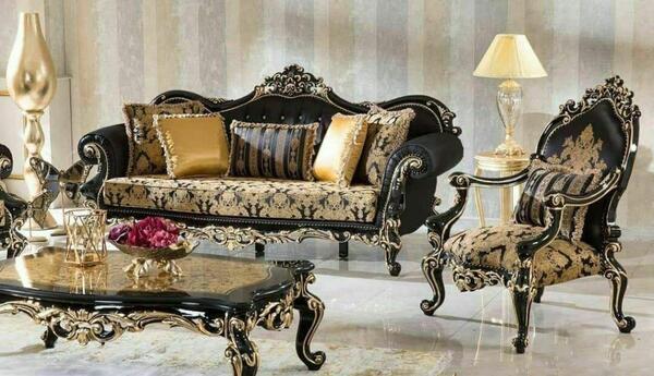 عکس مبل کلاسیک مشکی