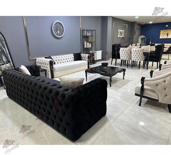 عکس مبل کلاسیک مشکی