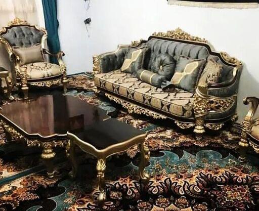 عکس مبل کلاسیک مشکی