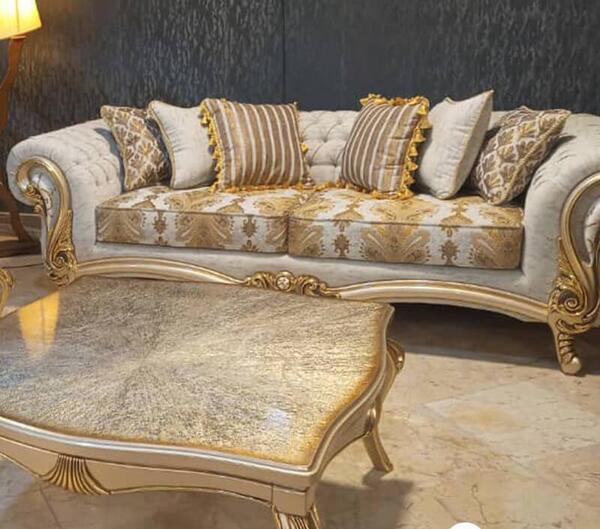 عکس مبل راحتی به رنگ طوسی
