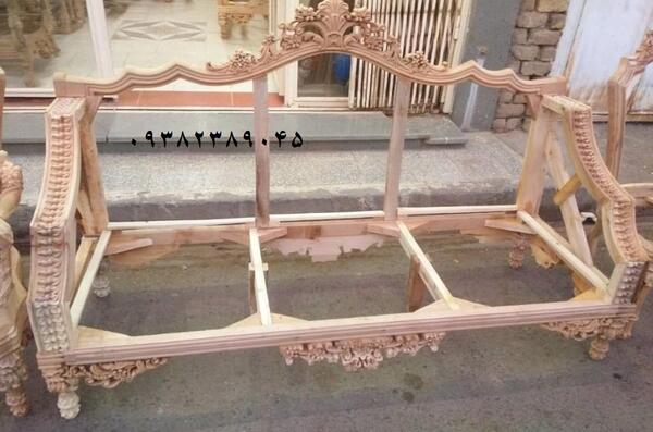 عکس کلاف خام مبل راحتی