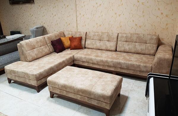 عکس مبل راحتی با پارچه مسکو