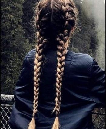 عکس مدل مو ساده با چهل گیس