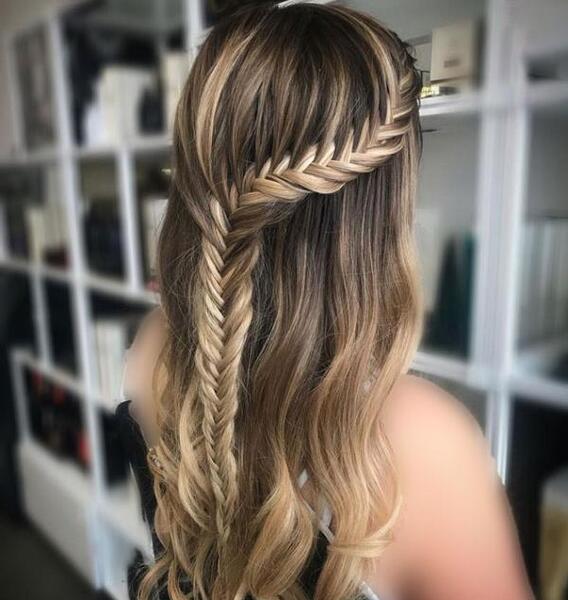 عکس مدل مو دخترانه تیغ ماهی