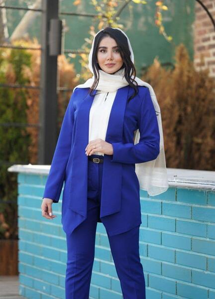عکس کت شلوار ابی نفتی