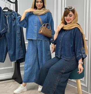 عکس لباس کت و شلوار لی