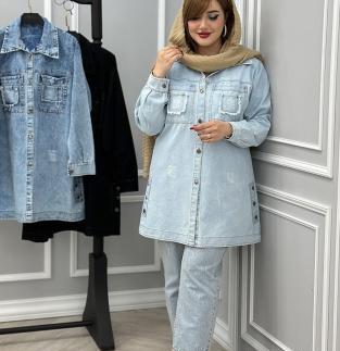 عکس لباس کت و شلوار لی