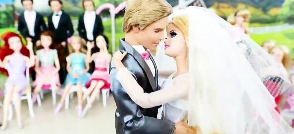 عکس عروسی عروسک باربی