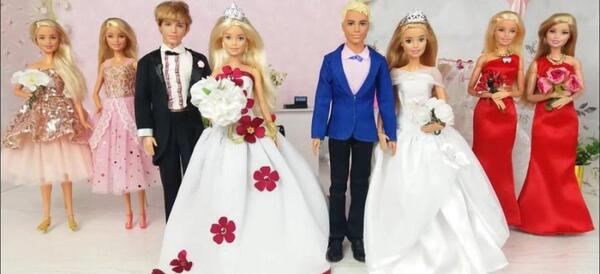 عکس عروسی عروسک باربی