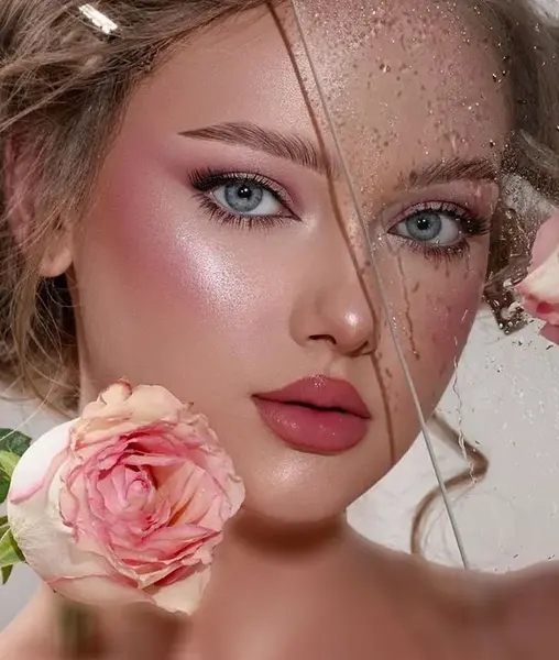عکس صورت دختر عروسکی