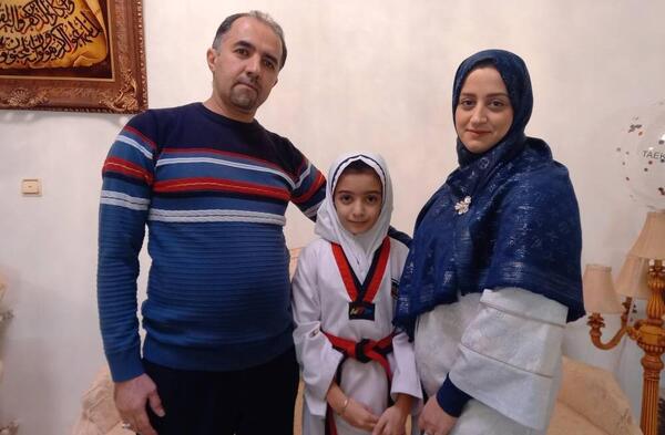 عکس دختر کاراته کار کمربند مشکی