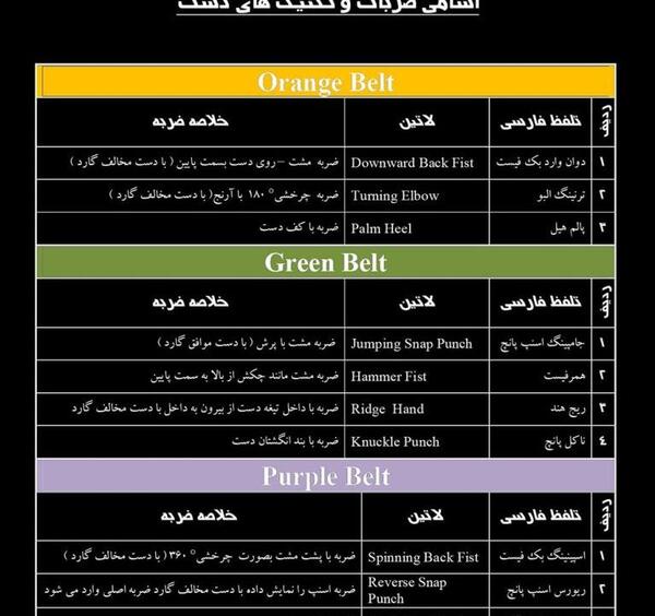 عکس کمربند کیک بوکس