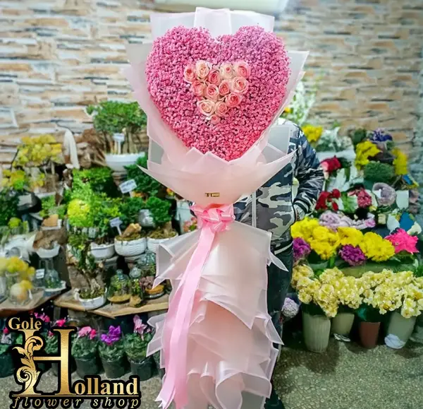 عکس دسته گل پاپیونی