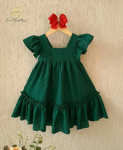 عکس مدل لباس بچه گانه با پارچه نخی