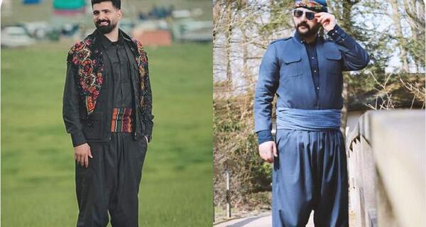 عکس لباس کردی مشکی پسرانه