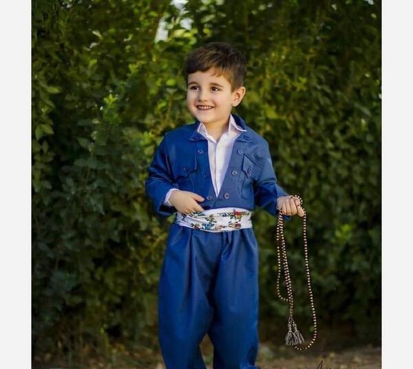 عکس لباس کردی مشکی پسرانه