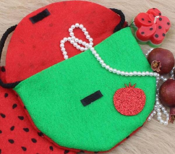 عکس کیف با نمد دخترانه