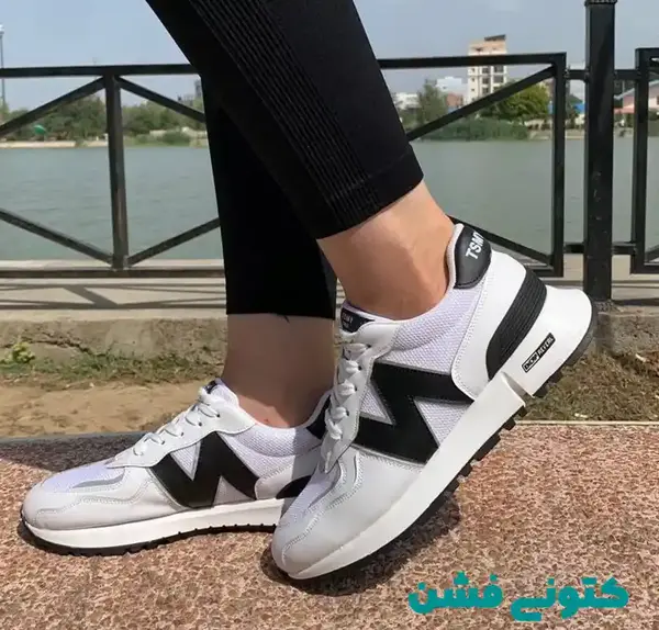 عکس کفش نیوبالانس دخترانه سفید