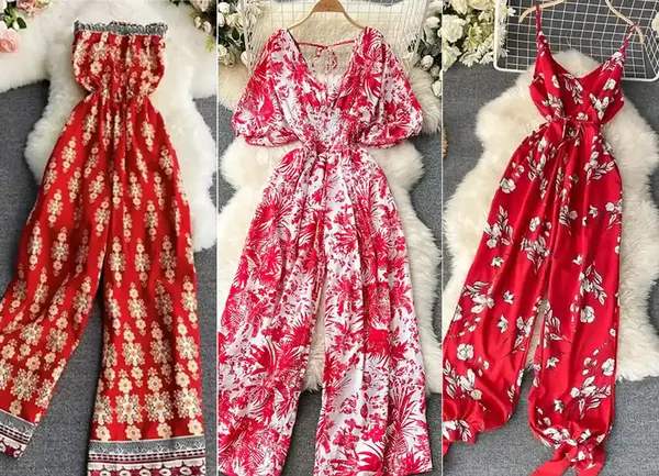 عکس لباس یکسره دخترانه
